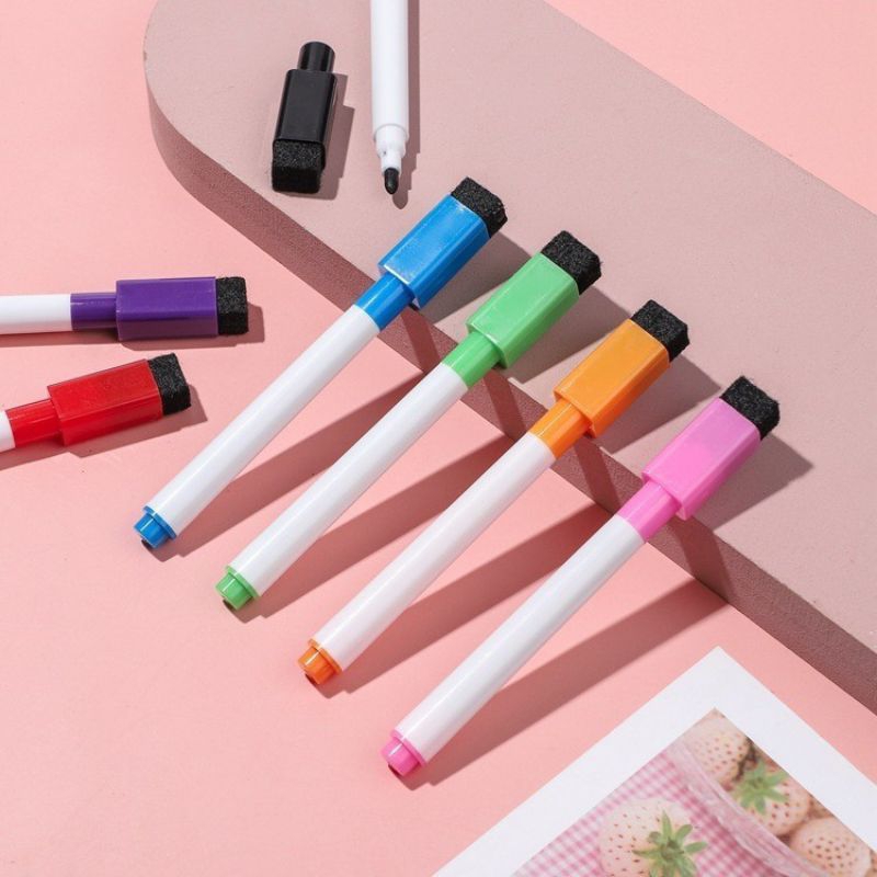 

1 Pcs Spidol Tinta Warna Warni Papan Tulis Anak Spidol Erasable Whiteboard Marker Wipe Clean