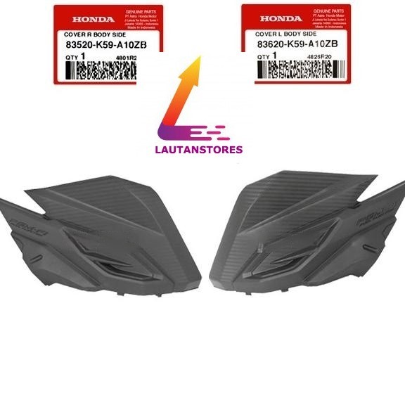 83520-K59-A10ZB 83620-K59-A10ZB Sambungan Cover Body Vario 125 150 LED