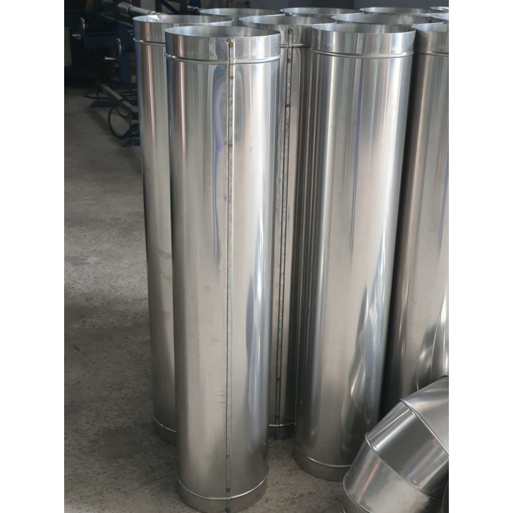 Round Duct BJLS 0,6 Ukuran 8 Inch (200mm) - per 1,2m - 8 Inch