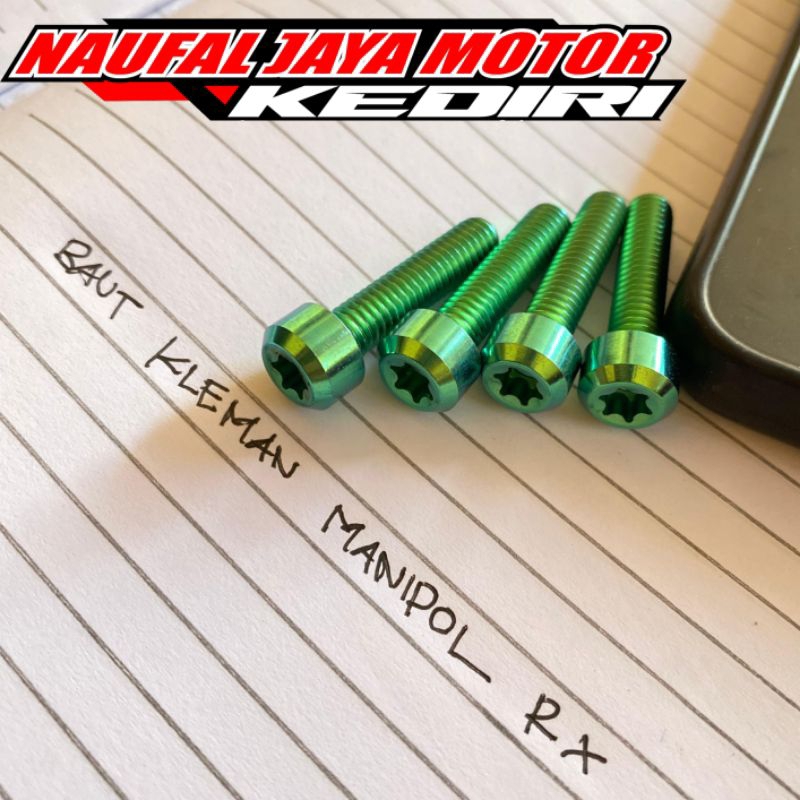 Baut Isapan membran manipol RXKING RX-s Titanium GR5 Original (4 biji)