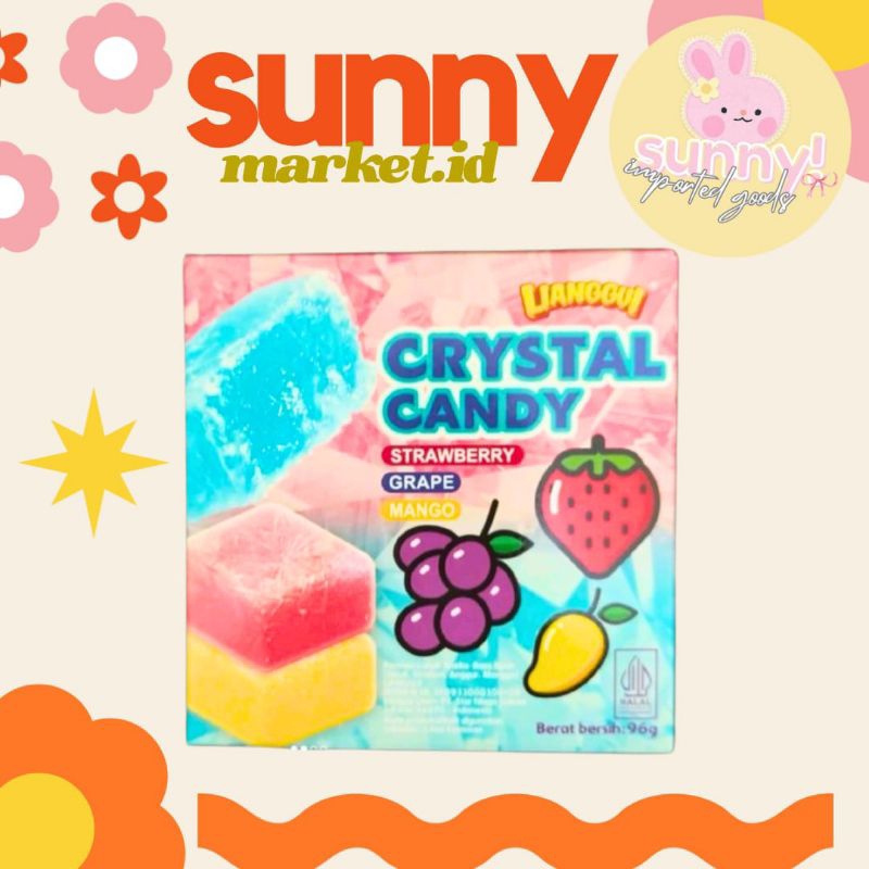 

SUNNYMARKET - LIANG GUI LIANGGUI CRYSTAL CANDY PERMEN ANEKA RASA BUAH FRUIT CANDY 96 GR