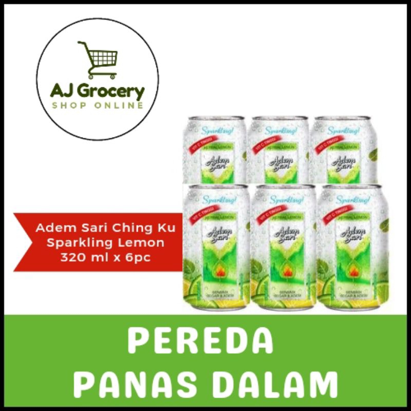 

Adem Sari ChingKu Minuman Penyejuk Kaleng Sparkling Lemon 320ml x 6pc