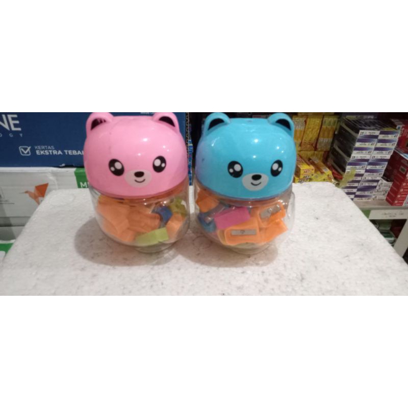 

(1toples)Rautan tabung bear/tupai/ongotan pot lucu murah