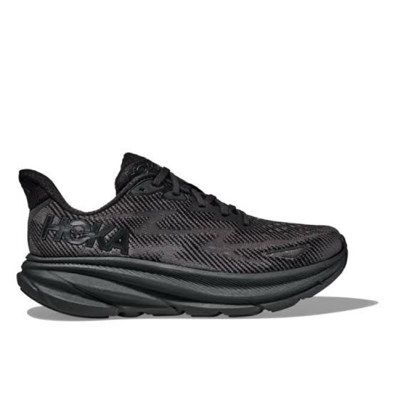 Hoka Clifton 9 mens full black