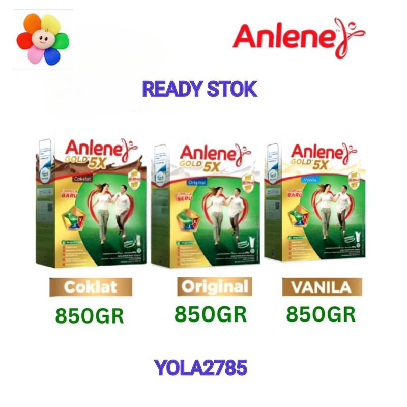 

Anlene Gold 5x 850 gr Vanila Original Coklat