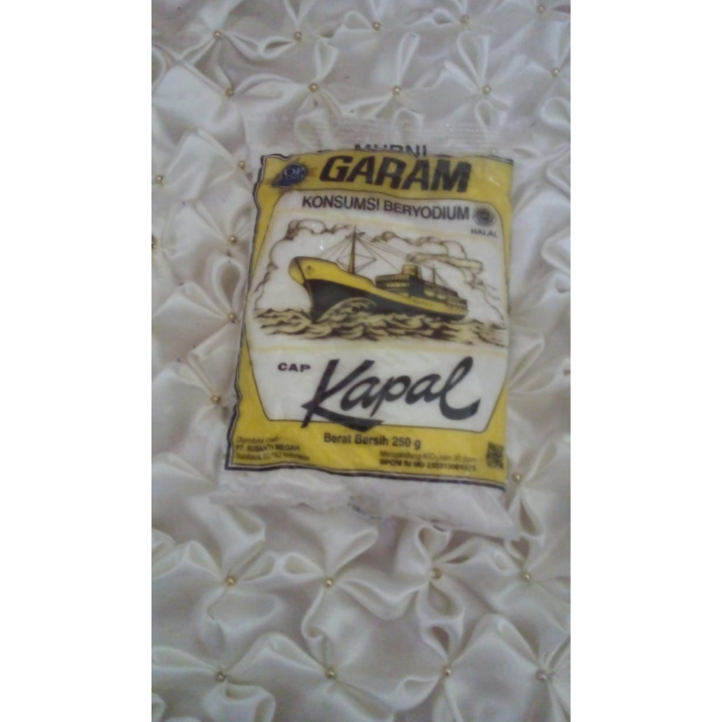 

garam beryodium 250gr merk kapal