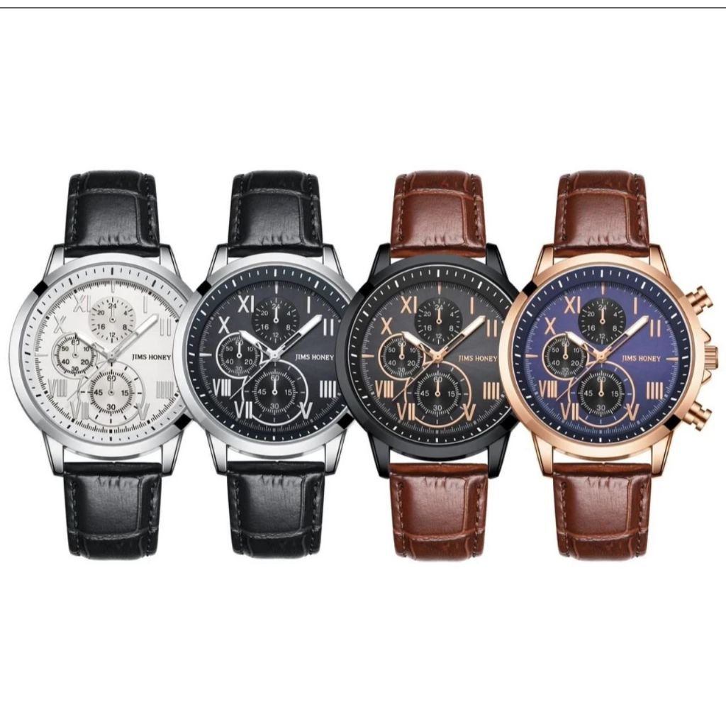 Jims Honey - JHW 07 - Jam Tangan Pria kulit