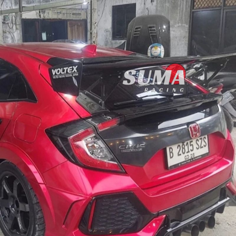 SPOILER GT WING JS CIVIC TURBO HATCHBACK CARBON KEVLAR