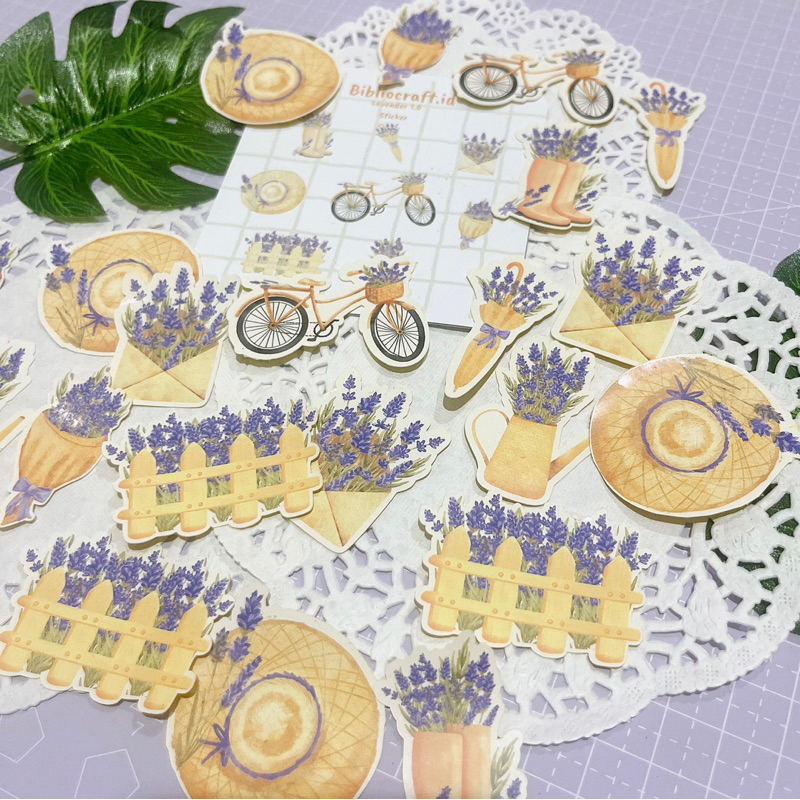 

[Lavender 1.0] Sticker Pack Aesthetic | Sticker Journaling | Sticker Tumbler | Stiker Laptop Koper Helm