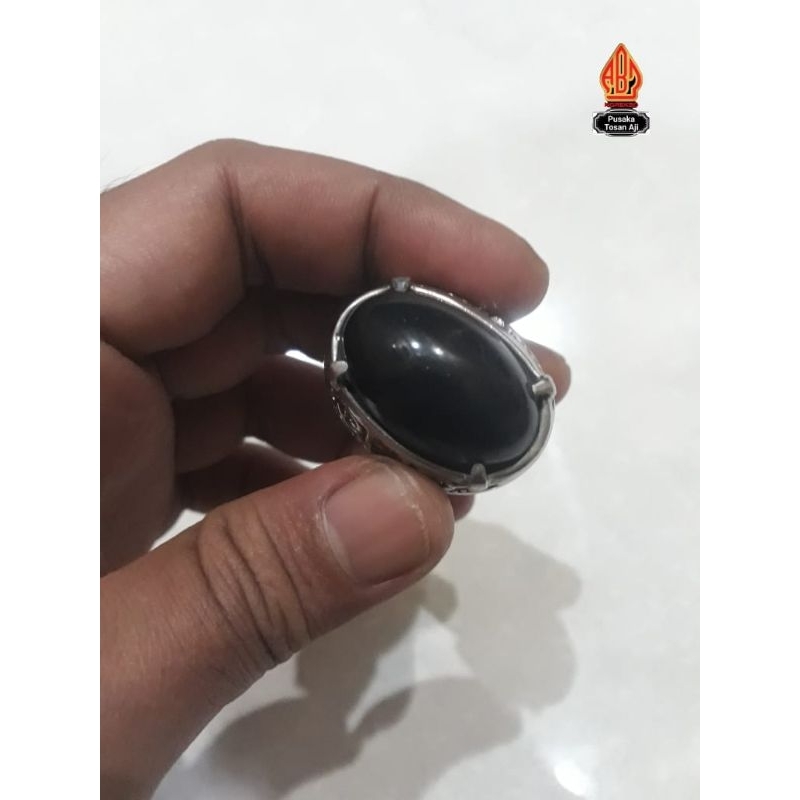 Batu Cincin Akik Kuno Kecubung Tanduk Asli Alami Natural Original