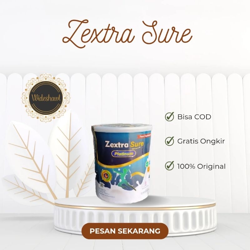 ZEXTRA SURE PLATINUM MILK GOLD SUSU MENYEMBUHKAN NYERI SENDI TULANG OTOT