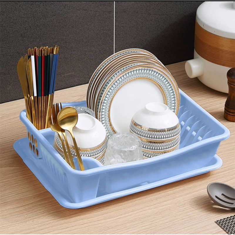 Rak Piring Dan Sendok Plastik / Rak Piring Plastik / Rak Piring Serbaguna / Rak Piring Dapur Baskom 