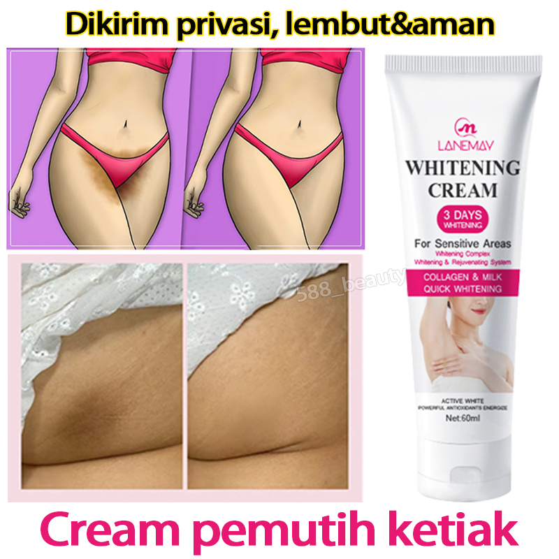 Krim Pemutih Kulit Whitening cream pemutih selangkangan Pemutih ketiak dan selangkangan ampuh Pemuti