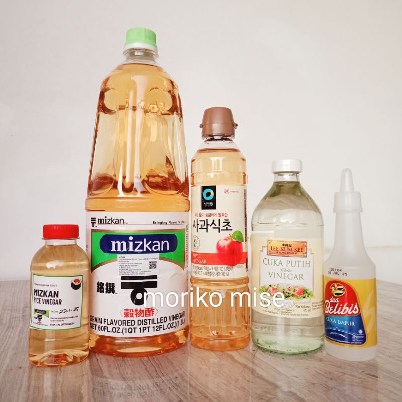 

[ CUKA ] MIZKAN rice vinegar cuka beras sushi / apel APPLE VINEGAR 500 ml / cuka putih belibis cuka nasi sushi