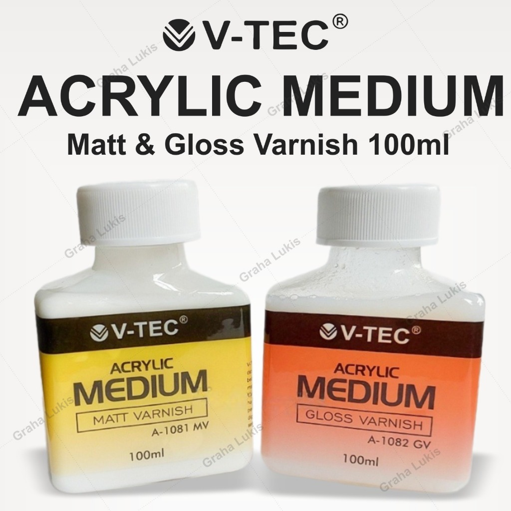

VTec Acrylic Medium Varnish Matte 100ml / Varnish Finisher