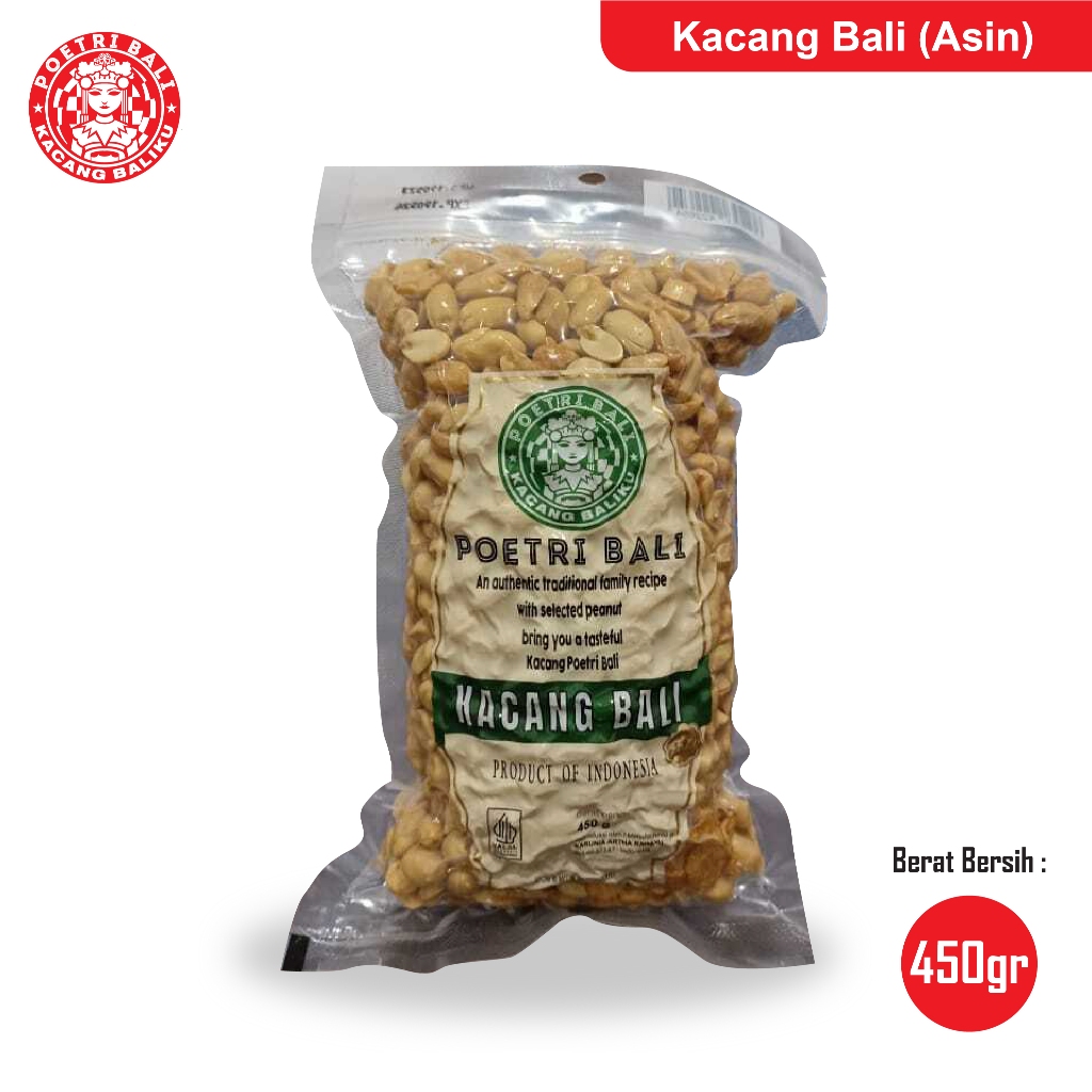 

Poetri Bali Kacang Asin 450 gram