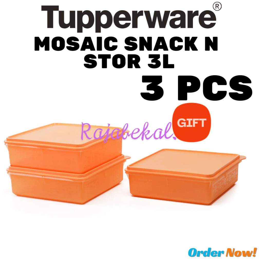 PROMO Tupperware  Snack Stor 3pcs