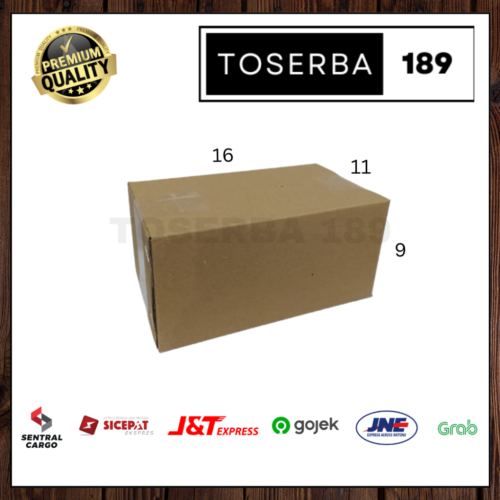 

Kotak kardus box packing uk 16x11x9 SHEET POLOS