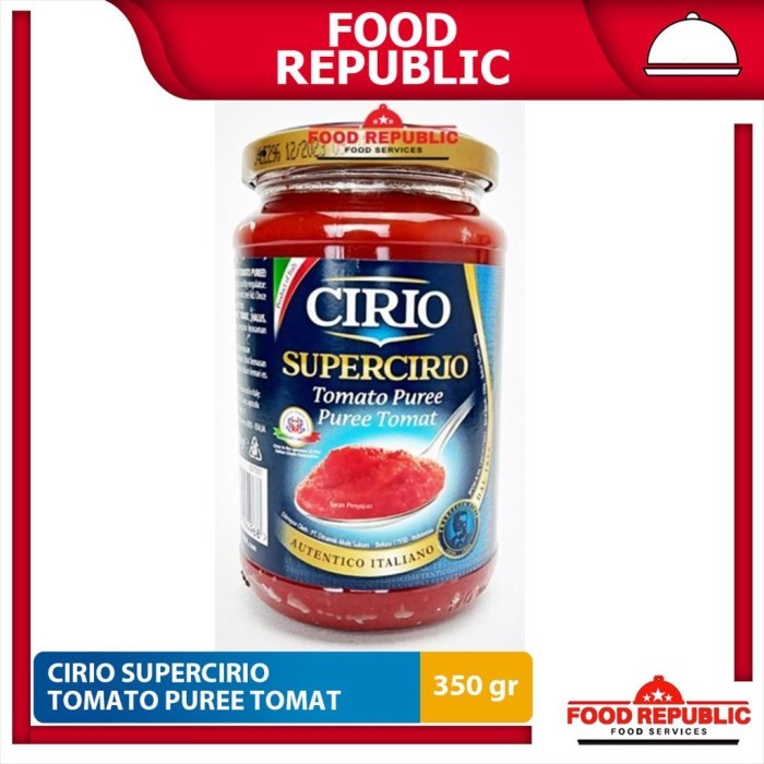 

CIRIO SUPERCIRIO TOMATO PUREE 350 GR - TOMATO PASTE SAUS TOMAT PASTA