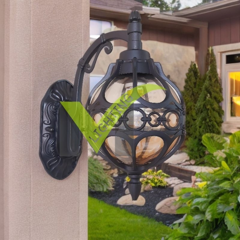 Lampu Taman Outdoor Model Dinding Klasik B267/GS Antik Tahan Air