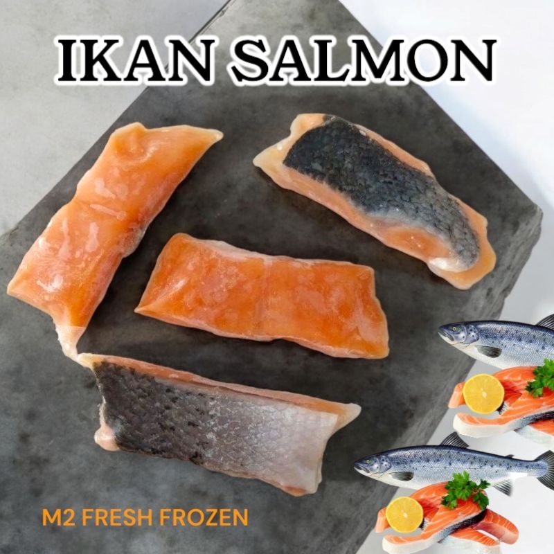 

ikan salmon berat 44 sampai 50g perpack