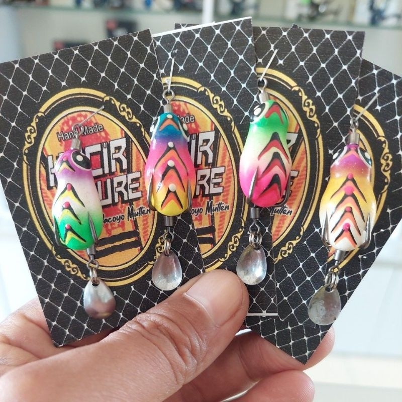 SOFT FROG KUCIR LURE 2,5CM UMPAN CASTING UMPAN GABUS