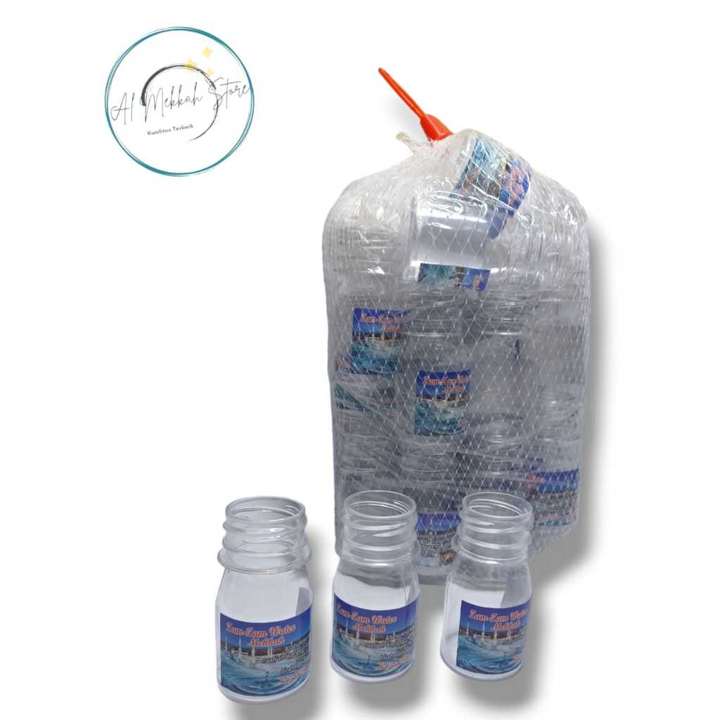 

BOTOL KOSONG AIR ZAMZAM 80 ML ISI 25 PCS / BOTOL ZAMZAM / AIR ZAMZAM / OLEH OLEH HAJI UMROH