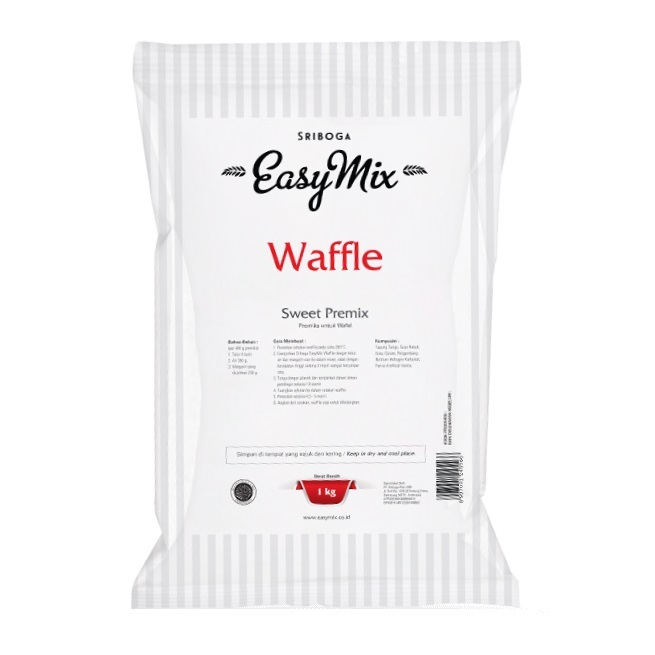

Tepung EasyMix Waffle 1 Kg - Sriboga Easy Mix