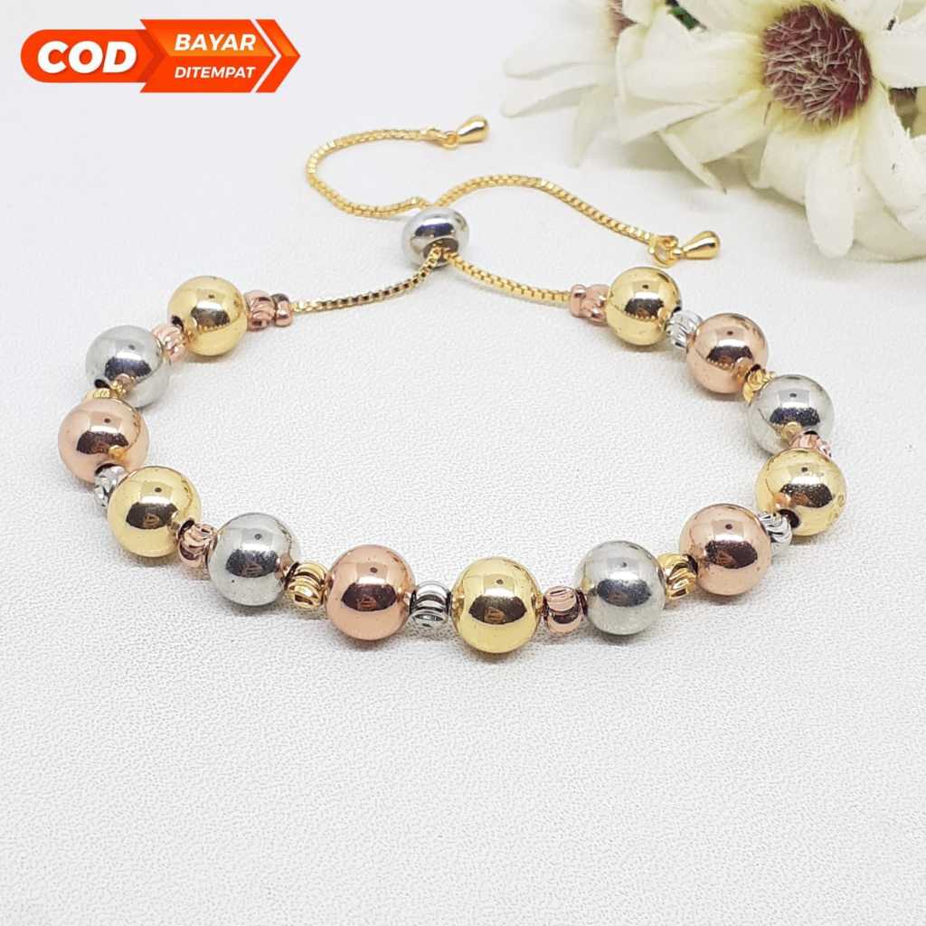 white-gelang xuping lapis emas model kekinian wanita dewasa kwalitas terbaik HDU3