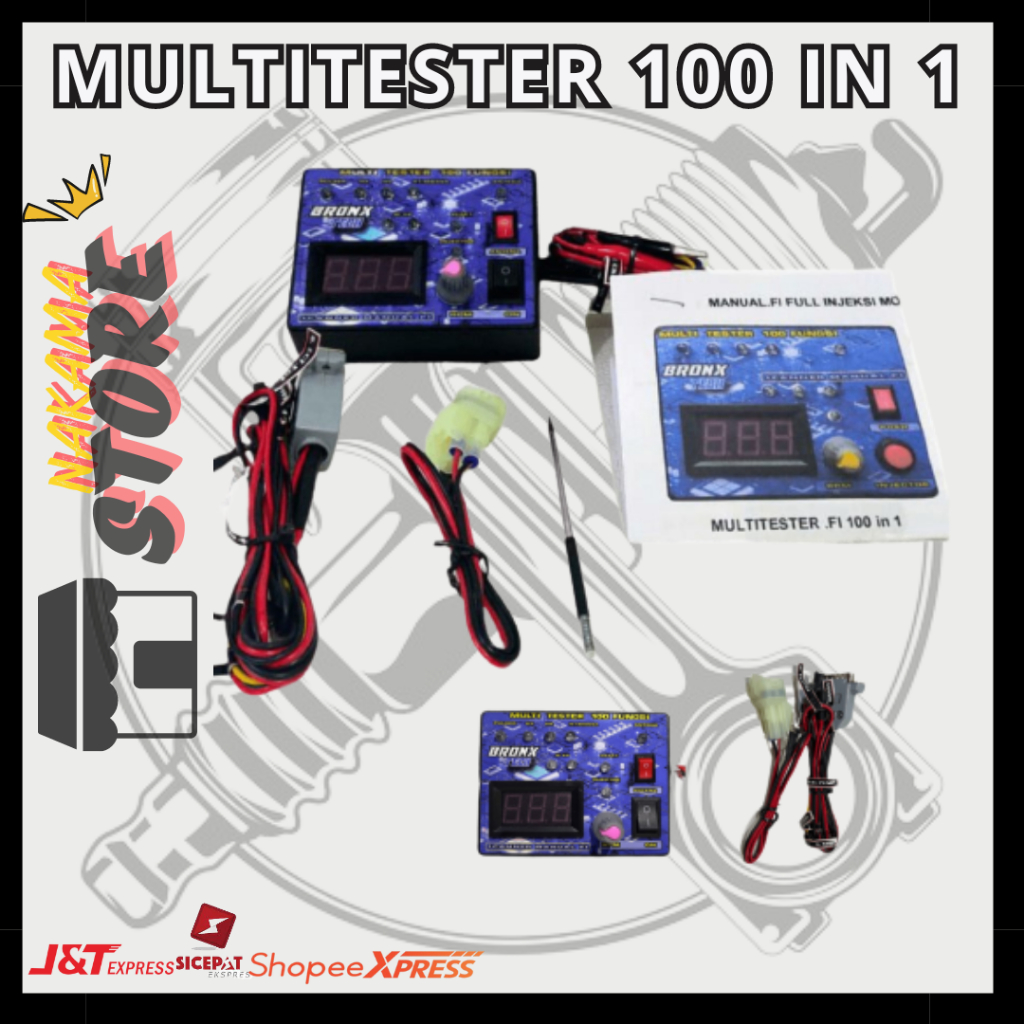 Multitester INJEKSI 100 FUNGSI | Tester injector | Scanner Manual FI