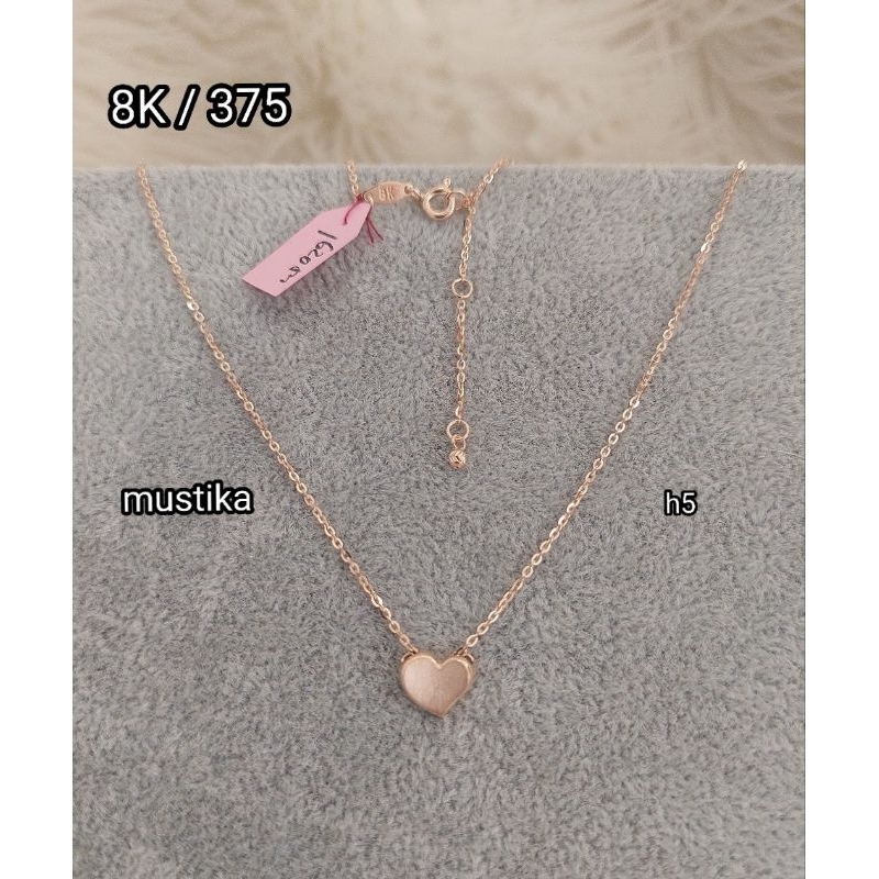 Kalung fancy model love / hati 8K / 375