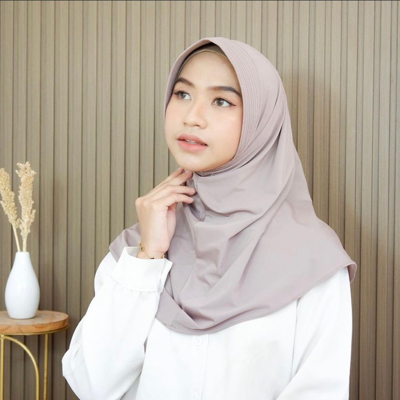 [ Jasminehijab ]HIJAB BERGO SPORT JERSEY UK M