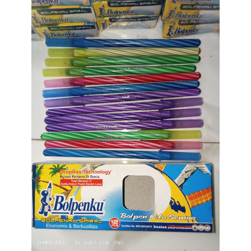 

BOLPENKU Spiral isi 12pcs Murah