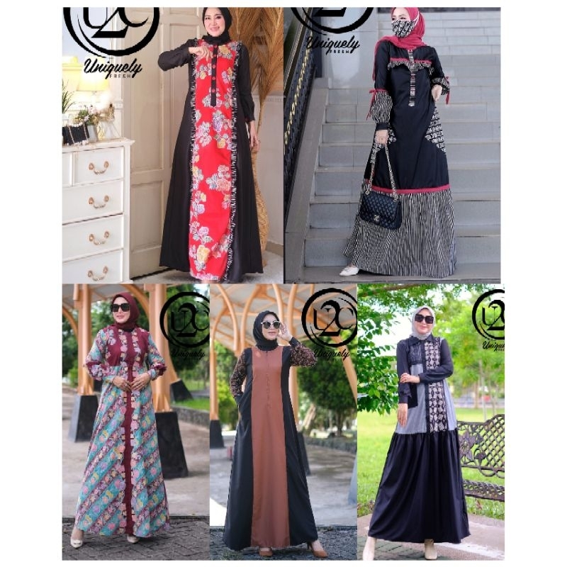 gamis batik kencana Maharani syarifah INDRASWARI laksmi laksita By Butik U2C
