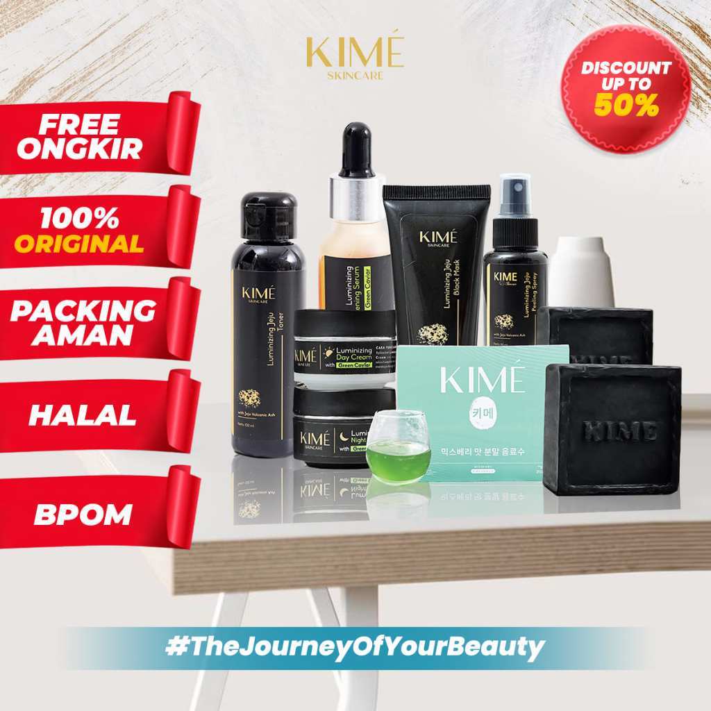 Kime Skincare Official - Kime 1 Paket - Acne / Glowing - Kime Paket Hemat - Kime Ecer - Kime Skincar