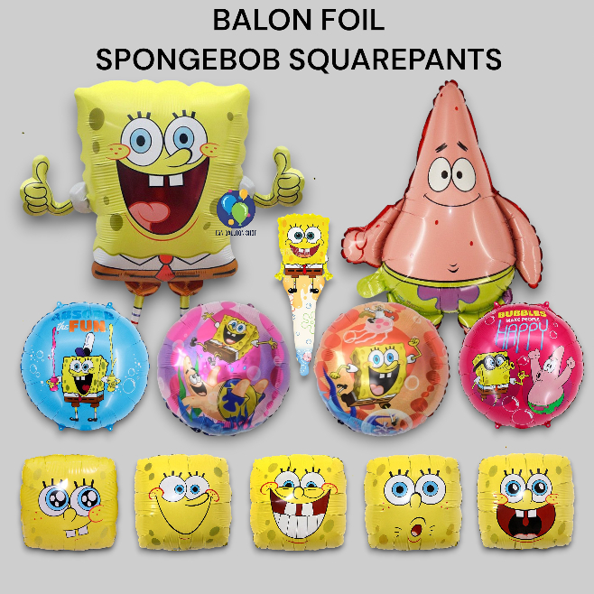 Balon SPONGEBOB JUMBO / Balon Foil SPONGEBOB SQUAREPANTS