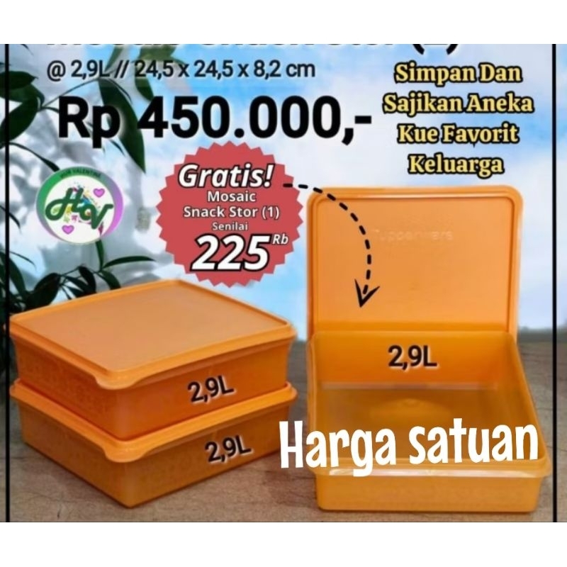snack stor mosaic snack stor (harga satuan)