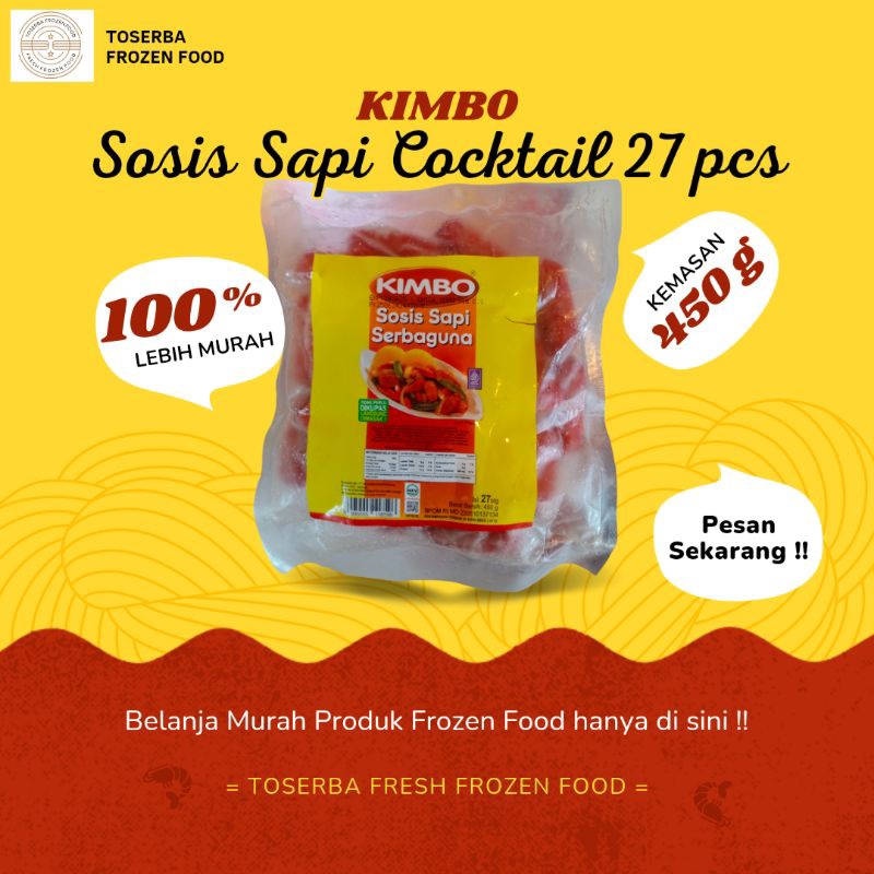 

KIMBO Sosis Sapi Cocktail 450g