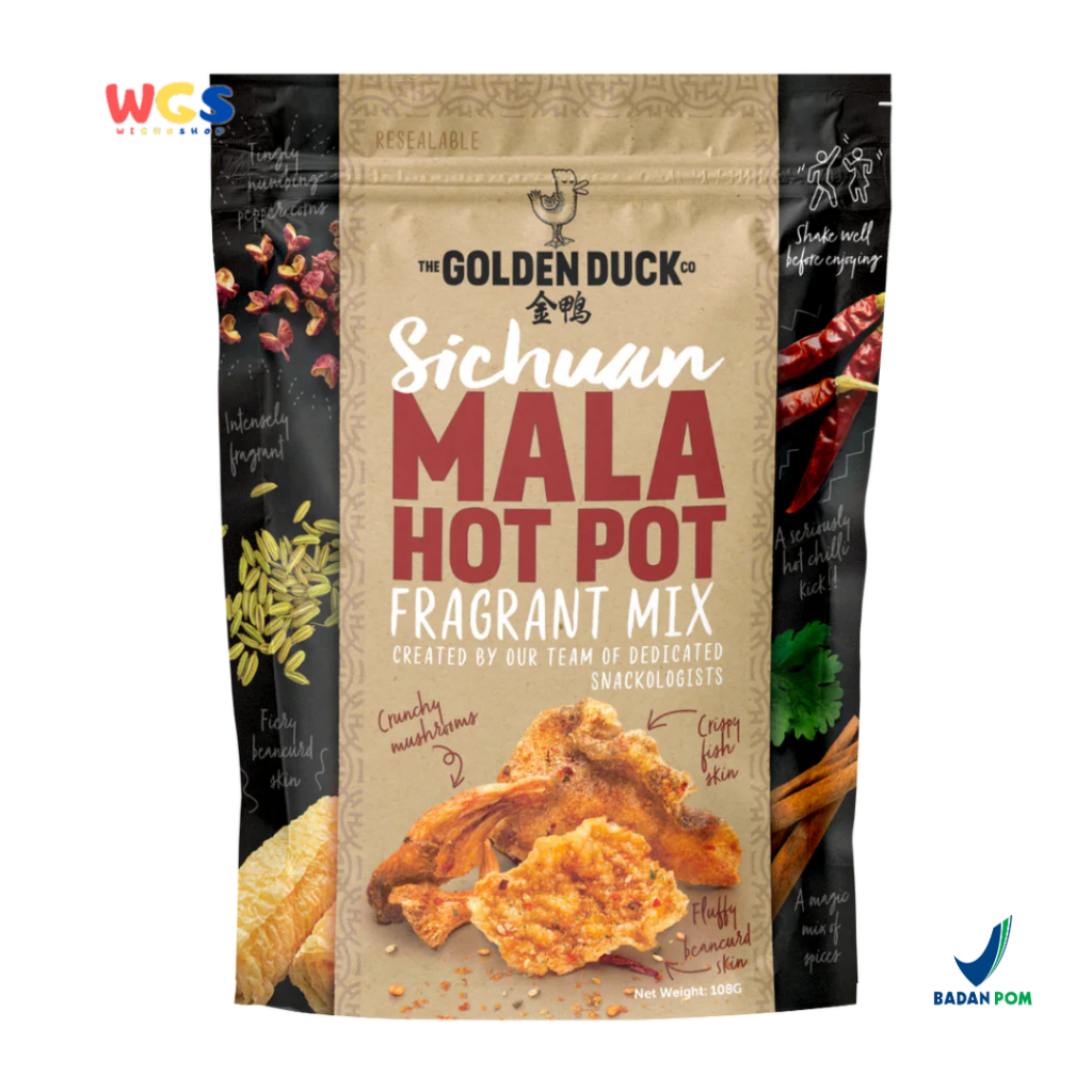 

GOLDEN DUCK Sichuan Mala Hot Pot Fragrant Mix Snack 80g