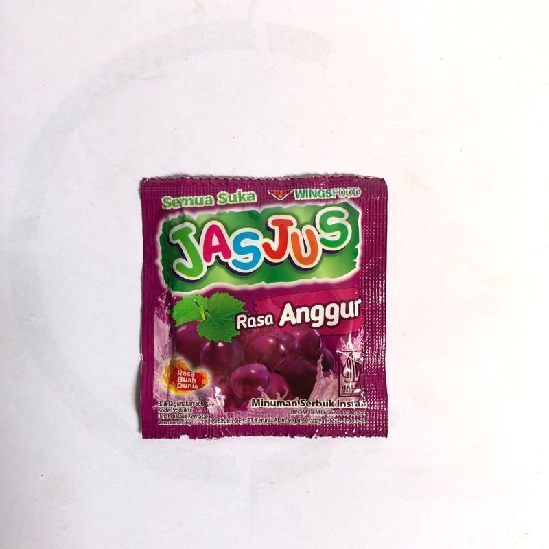 

Jasjus Minuman Serbuk Aneka Rasa Anggur 3 Renceng Isi 30 Sachet