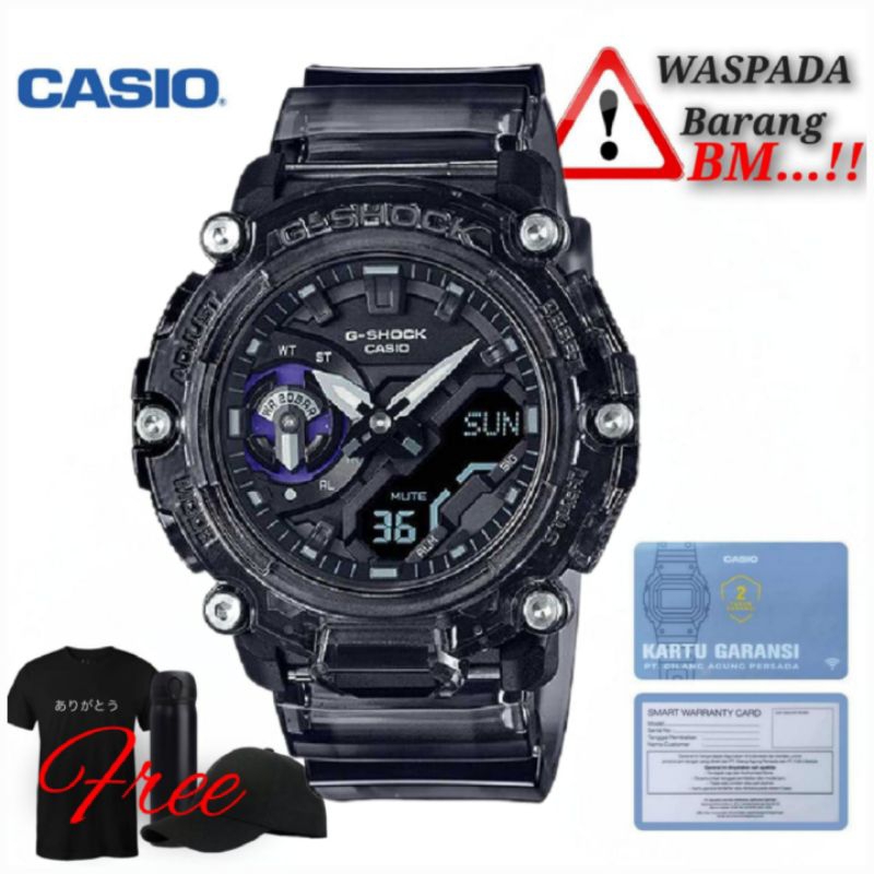 Jam tangan pria Casio G-Shock Ga-2200skl-8adr / Gshock ga-2200skl original