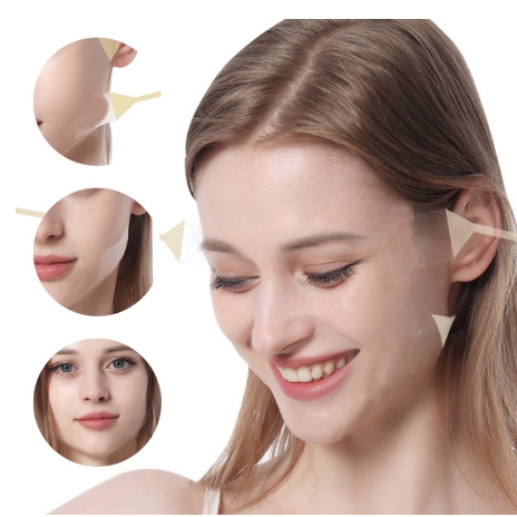 bisa cod Stiker Wajah Anti Kerut Sticker Garis Wajah Instant