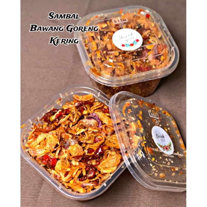 

sambal bawang goreng kering sambal tabur sambal kriuk terasi bawang 50 gr