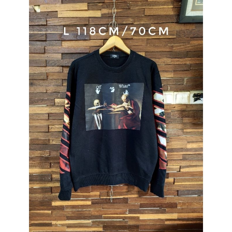 crewneck off white Caravaggio