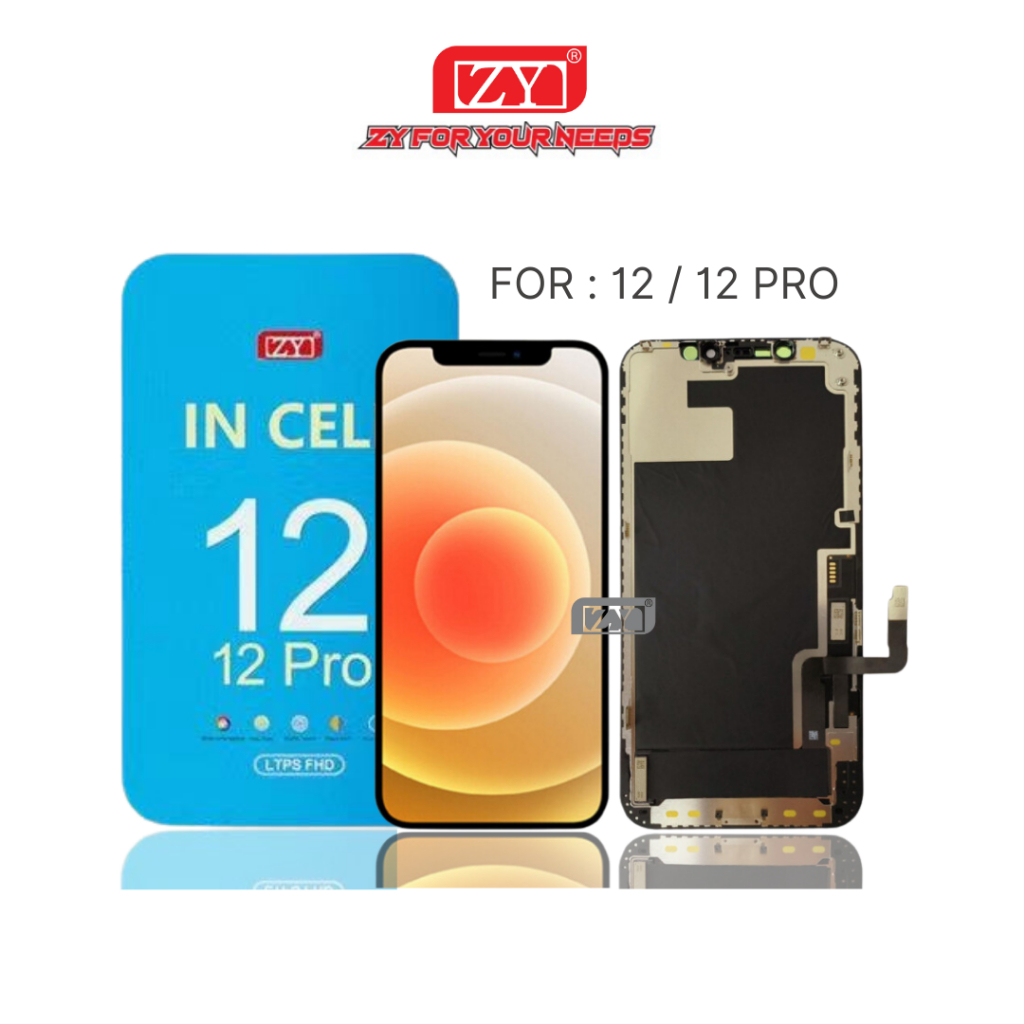 ZY LCD iPhone 12 12 Pro Move IC Fullset Touchscreen