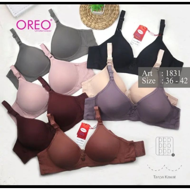 BH BRA MERK OREO BRA TANPA KAWAT