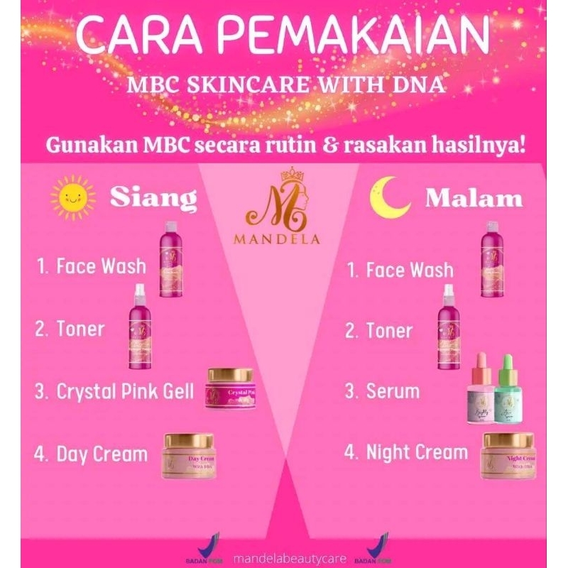 Skincare Mandela beauty care ( MBC ) PaketLengkapp