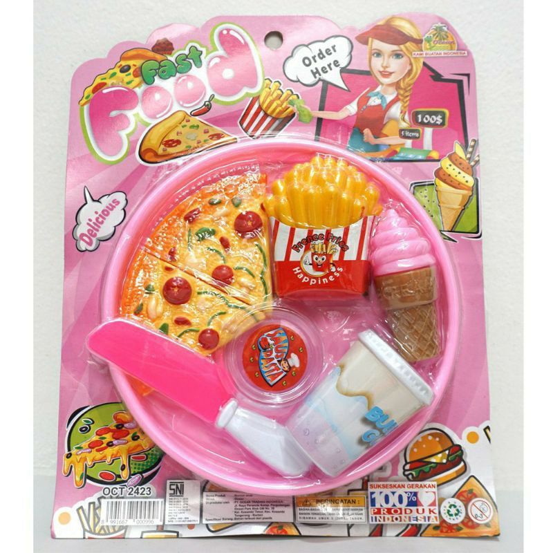 mainan fast food pizza OCT 2423