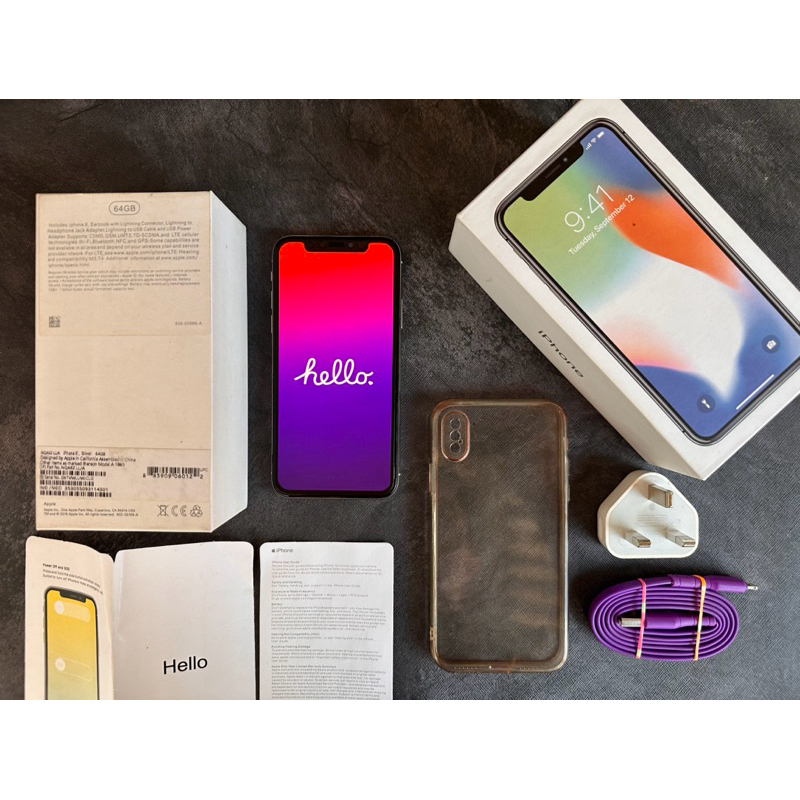 IPHONE X 64GB SILVER LL/A