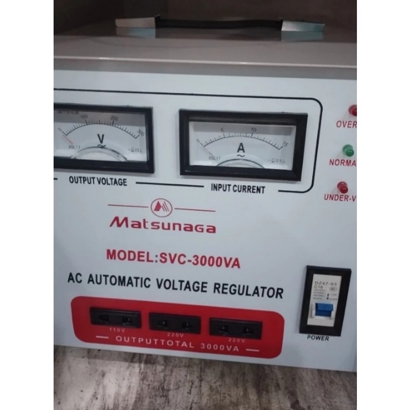 Stabilizer Matsunaga SVC-3000VA Stabilizer Listrik Matsunaga 3000W Stavolt